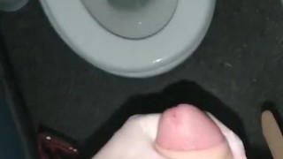Russian student masturbating in University Toilets after Hard Day