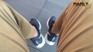 WHAT DRIVES YOUR ADDICTION - DODGEM CAR PEDAL PUMPING - MANLYFOOT - 🧦 🦶 - SOCKED FOOT PEDAL PUMPING