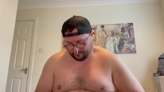 BigBullB0ss Cigar smoking wank massive cum load