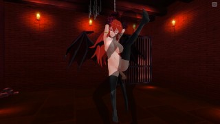 3D HENTAI BDSM Tied up succubus wants to get your cum