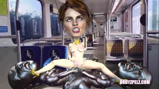 HERMIONE VS. BBC HARRY IN AN ANAL INTERRACIAL GANGBANG
