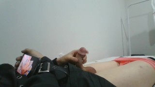 cock slapping edging and mutiple orgasm