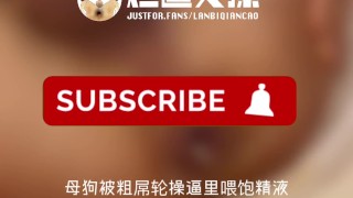 CreampieBottom丨Horny bitch is fed cum after hardcore fuck threesome EP2