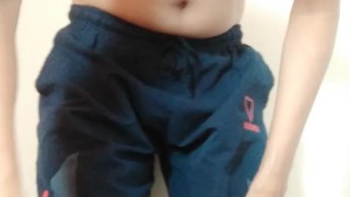 BIG COCK BROKE HIS BOXER WHEN IT COMES BULGE