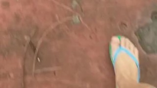 Weewee uli sa vacant lot for the second time.