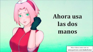 JOI extremo con Sakura. Anal, humillación, etc...