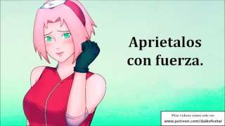 JOI extremo con Sakura. Anal, humillación, etc...