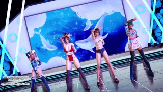 [MMD] Lalal 危 Sexy Hot Dance DOA Mai Shiranui Marie Rose Tamaki Misaki