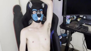 Pup Nash Plays With His BWC Twink Cock