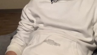 Hot Jock Jerking off and cums BIG