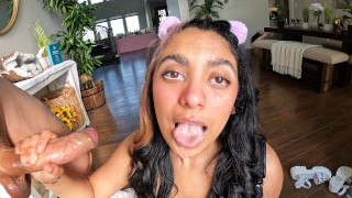 3 JUICYYY CUMSHOTS For 18 y/o UwU Teeny!!!