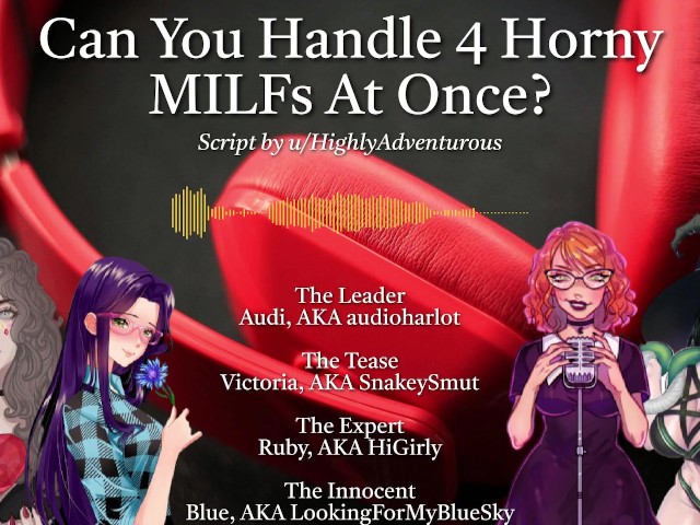 4 Horny Milfs Use You for Their Pleasure [audio Roleplay W/ Snakeysmut,  Higirly, and Audioharlot] - Videos Porno Gratis - YouPorn