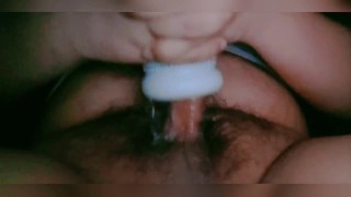 Asian/Filipino Masturbate with his fleshlight Part 2 (cumshot) - Pinoy Jakol with fleshlight sex toy
