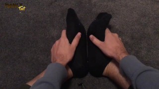COULD YOU CUM FROM THE SMELL? - CUM FEET SOCKS SERIES - MANLYFOOT 💦 🦶 - CUM ON FEET & GO OUT