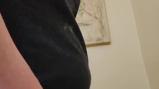 Licking My Cum Off My Hand