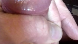 Hard cock precum