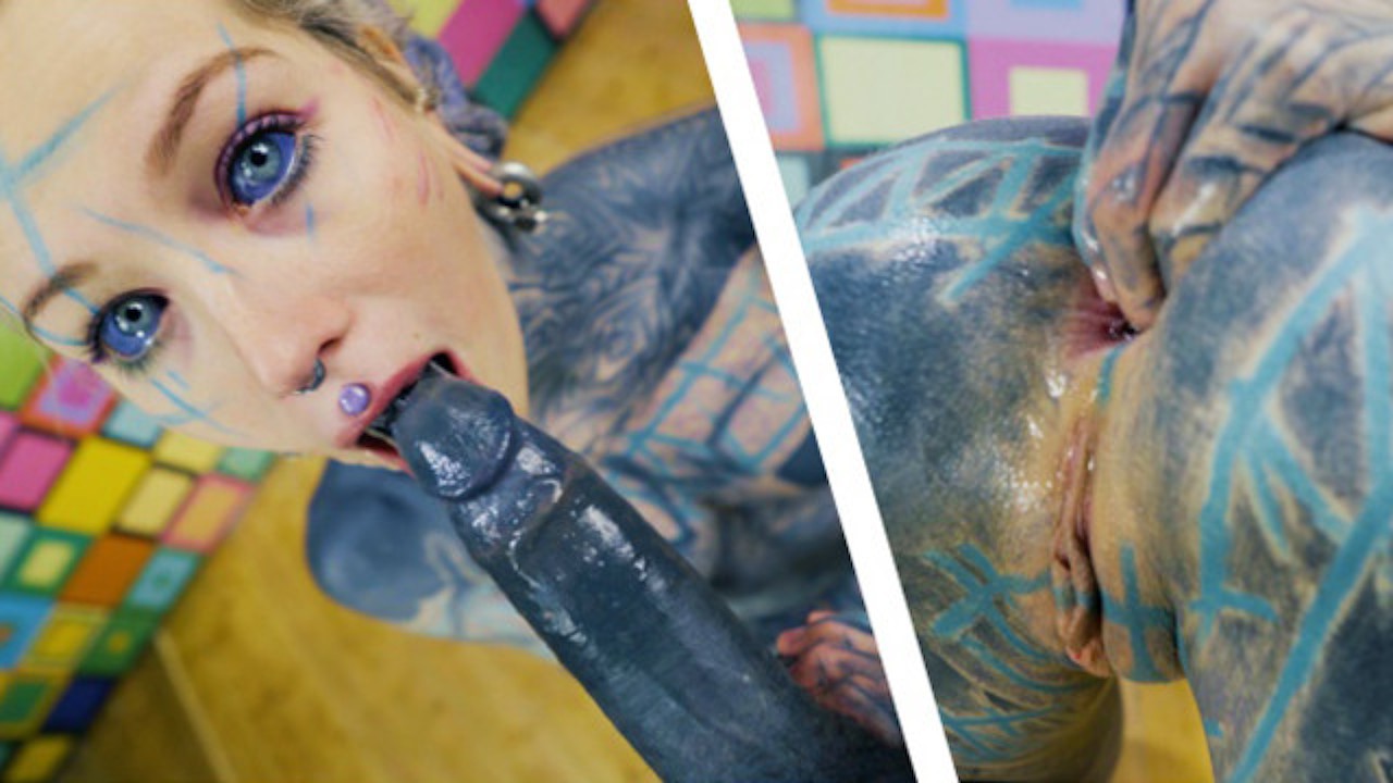 Anal Tattoo Cum - Tattoo Couple Pov Virtual Sex - Anal Creampie, Female Orgasm, Goth, Punk,  Anal Fuck, Gapes, Sloppy Bj