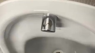 Another day of cruising in public toilets big cumshot at the end