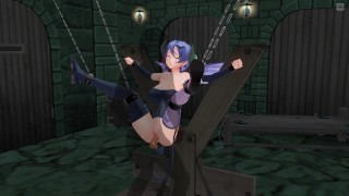3D HENTAI Creampie in the pussy of a bound succubus