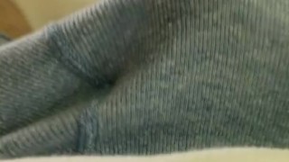 Massager takes me from soft to hard - cum fountain thru boxers 