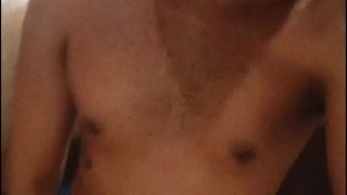 I was so horny after working out 🥵 and I needed to release my cum load and swallow it 🤤