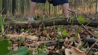 Show my ass in public forest