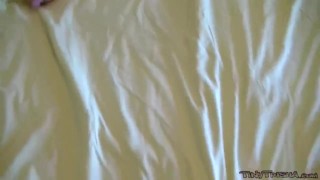 Tiny trisha cock sucking teen slut goes down