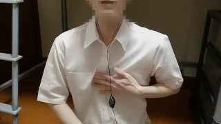 イケメンメガネ男子の乳首オナニー！乳首いじってフルボッキ！037