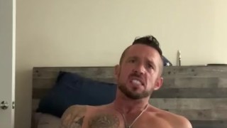 Big cock solo huge cum shot 