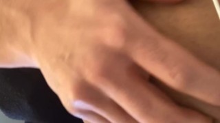 Gay teen tries stretching himself out 