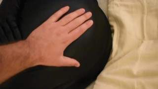 Bound in Latex Hood with Cum Dripping