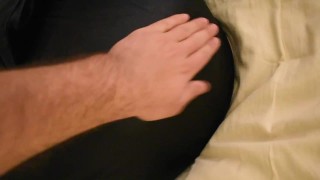 Bound in Latex Hood with Cum Dripping