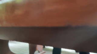 Remote orgasm control of my Stepsister in bar !