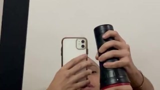 Enjoying my favorite pussy toy