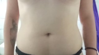 Mexican shows her tits