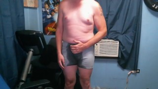 Doing the Potty Dance! Desperately have to Pee, then rub one out after soaking my boxers!