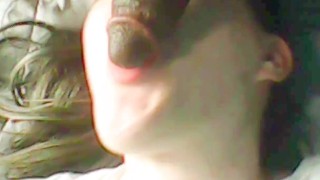 VERY FIRST TIME GETTING THROAT FUCKED