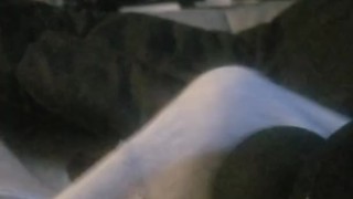 CUM DENIAL - massager gives it up before my morning wood does!