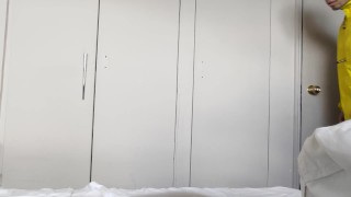 Daddy comes home tired and horny from work and jacks off