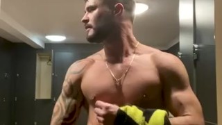 Locker Room Strip Tease