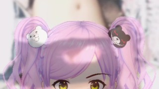 Femboy Kitty Caressing himself 💕