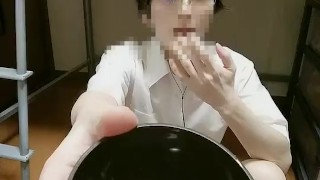 イケメンメガネ男子がオナ禁後の連続オナニーで連続発射！039