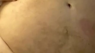 400 pound daddy bear feeling himself and rubbing his big belly before bed 