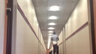 Hotel Hallway in a Diaper: BBC