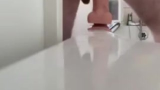 Very quick try of small dildo.
