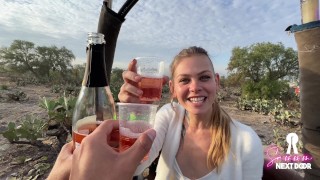 Sammmnextdoor Date Night #05 - Passionate sunrise sex (she swallows) over pyramids in an air balloon
