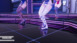 [MMD] Glide Marie Rose Mai Shiranui Tamaki Kasumi DOA Sexy Hot Erotic Dance 4K 60FPS