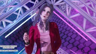 [MMD] T ara - NumberNine Aerith Tifa Lockhart Purple Dress Final Fantasy 7 Remake Hot Kpop Dance