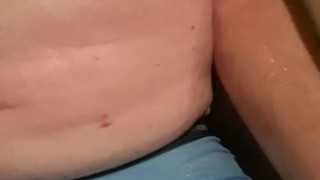 Soaking my underwear in pee and peeing in my mouth!