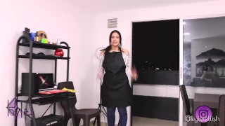 Kyleicienta: While working as a maid my master gave me his milk in my tight pussy.